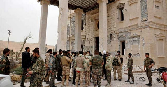 Palmüra: Asszad katonai a szabadságot hozták vissza.