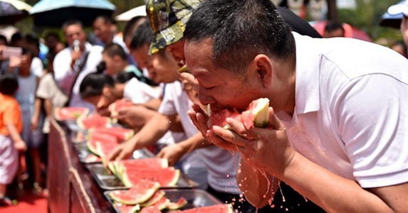 Görögdinnye-fesztivál Kínában
