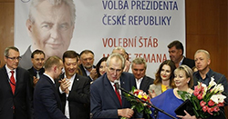 Ismét Zeman a cseh elnök