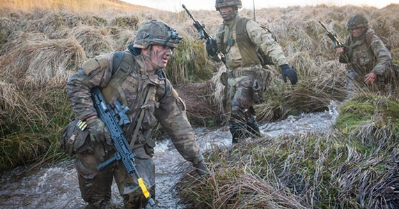 A mocsarakra készülnek a brit katonák