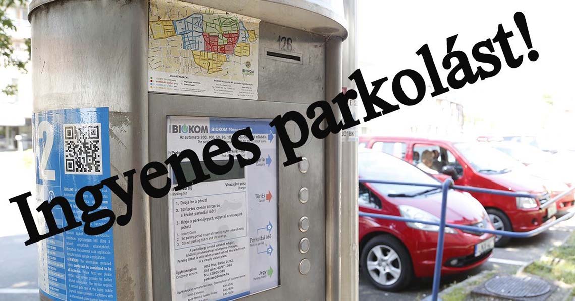 Szüntessék meg a parkolási díjakat!  Ingyenes parkolást!