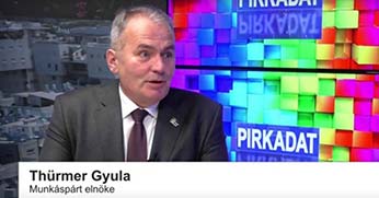 Thürmer Gyula a Heti TV Pirkadat műsorában