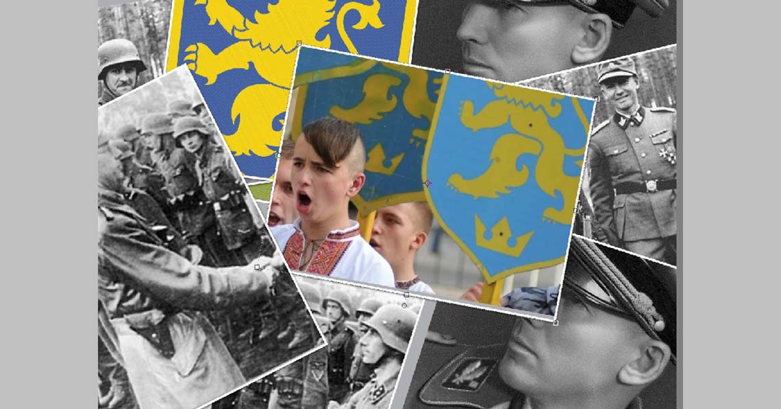 Ifjú ukrán fasiszták Moszkvába készülnek