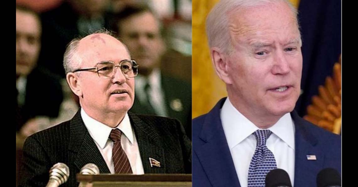 Biden Gorbacsov öngyilkos útját követi
