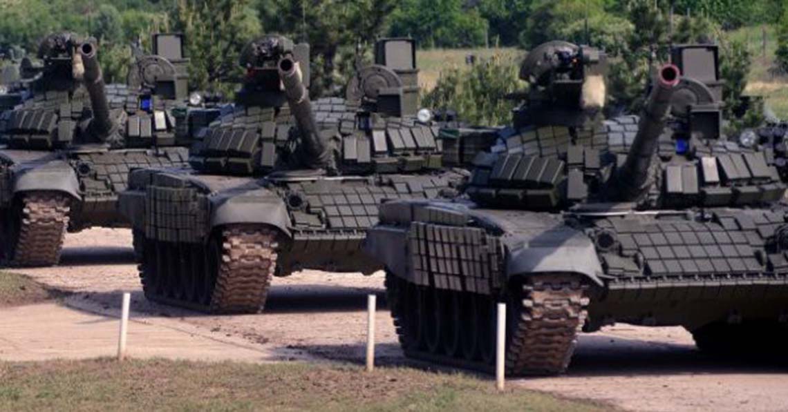 Lengyel tank, cseh páncél, ukrán a személyzet