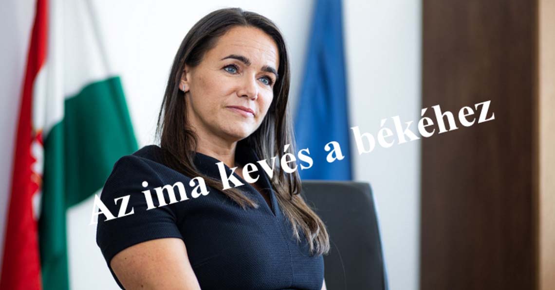 Az ima kevés a békéhez