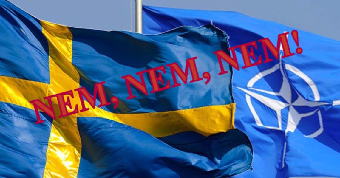 NEM a svéd NATO-tagságra!