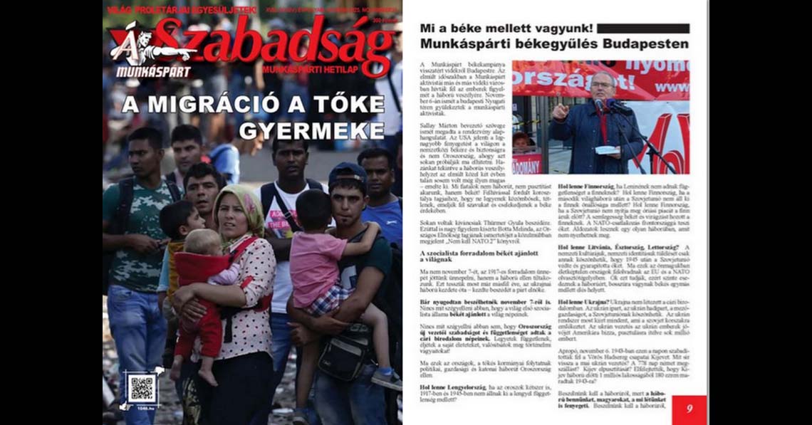 A migráció a tőke gyermeke