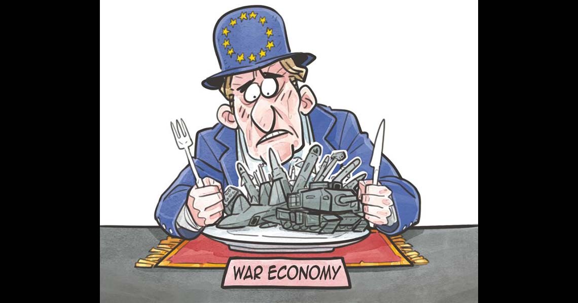 A hadigazdaság megfekszi az EU gyomrát