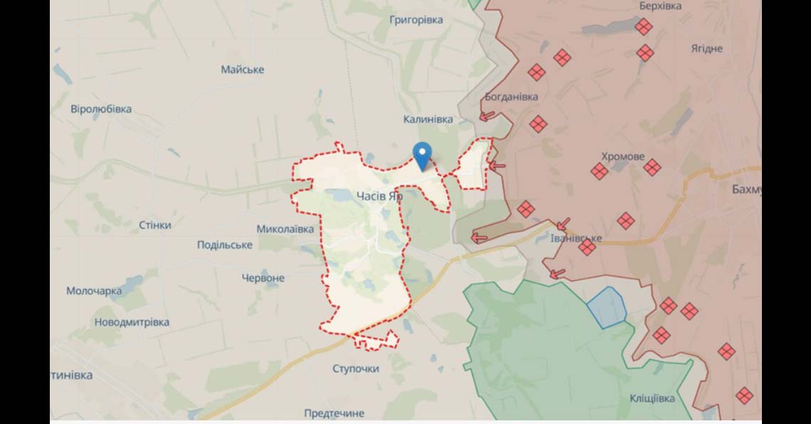 Csaszov Jar: az orosz hadsereg áttörte az ukrán frontot