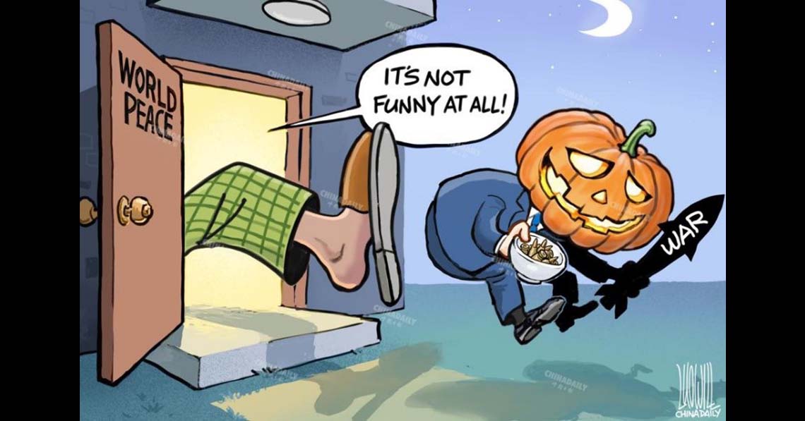 A háborús fenyegetés nem játék!