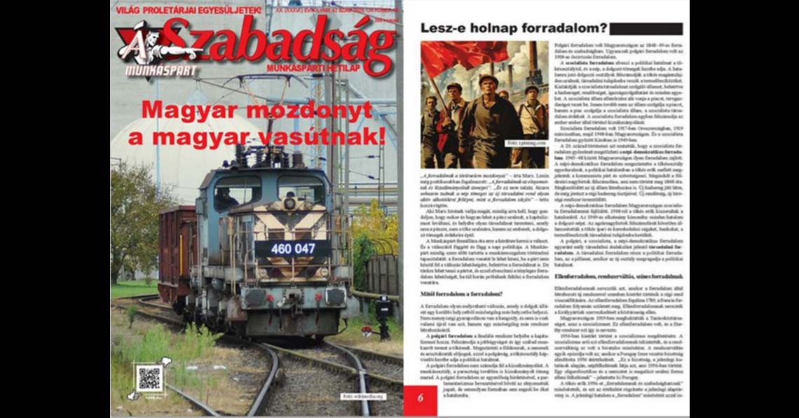 Magyar mozdonyt a magyar vasútnak