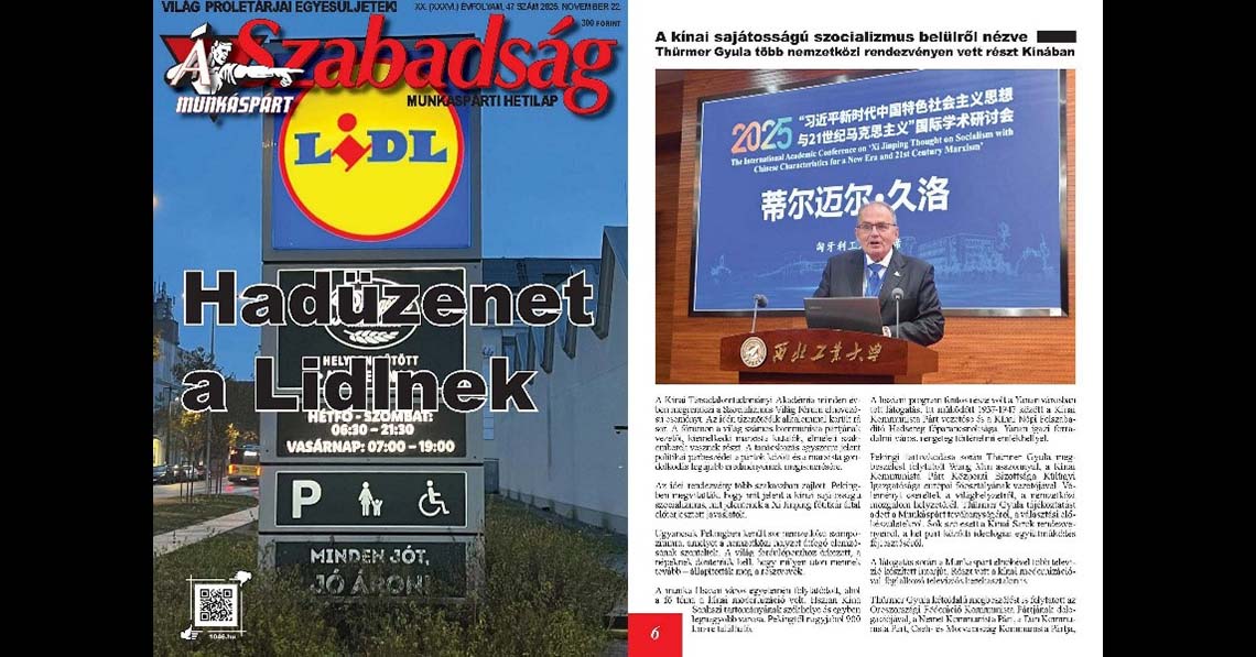 Hadüzenet a Lidlnek