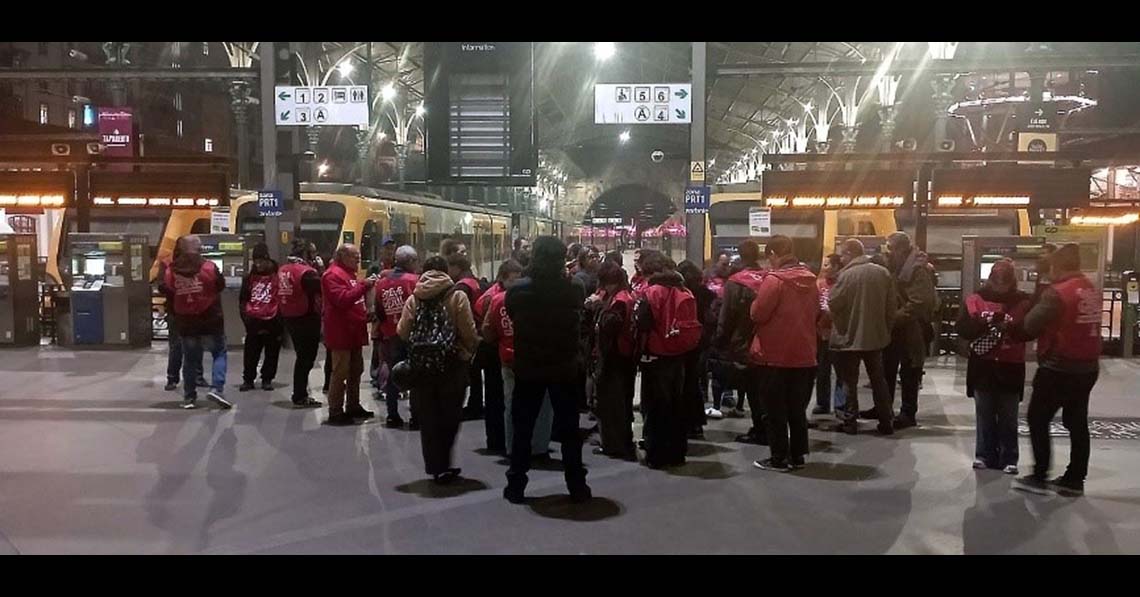 A dolgozók leállították Portugáliát