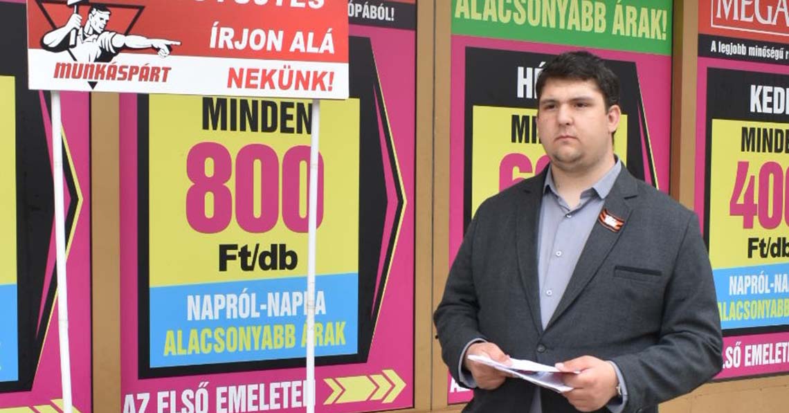 Eger: ha esik, ha fúj, a Munkáspárt kint van az utcán