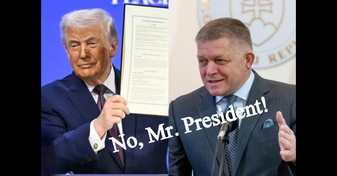 Szlovákia nem száll be Trump Béketanácsába