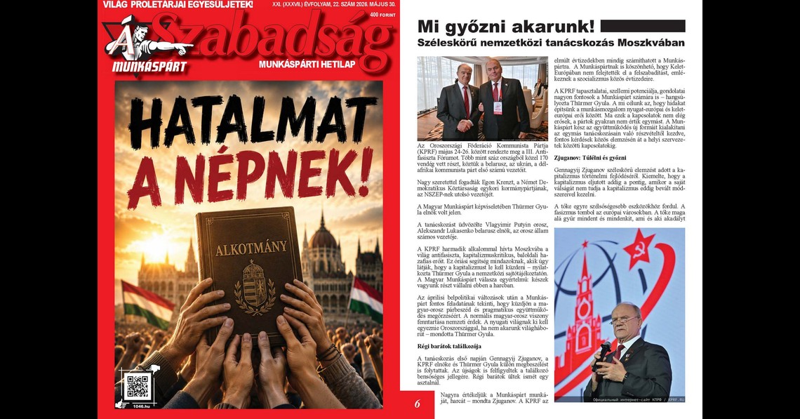 Hatalmat a népnek!