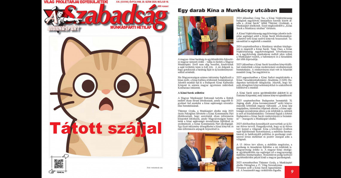 Tátott szájjal!