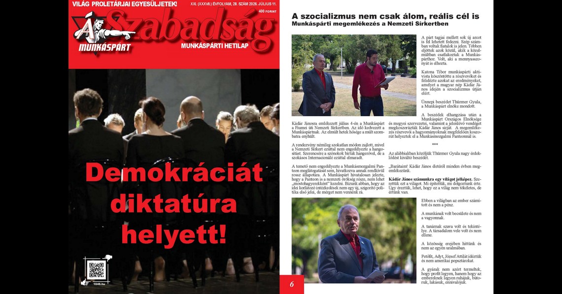 Itt A Szabadság!