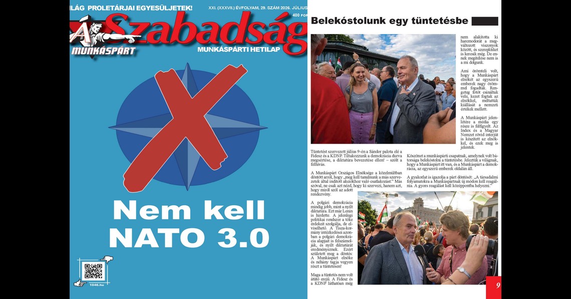 Nem kell NATO 3.0