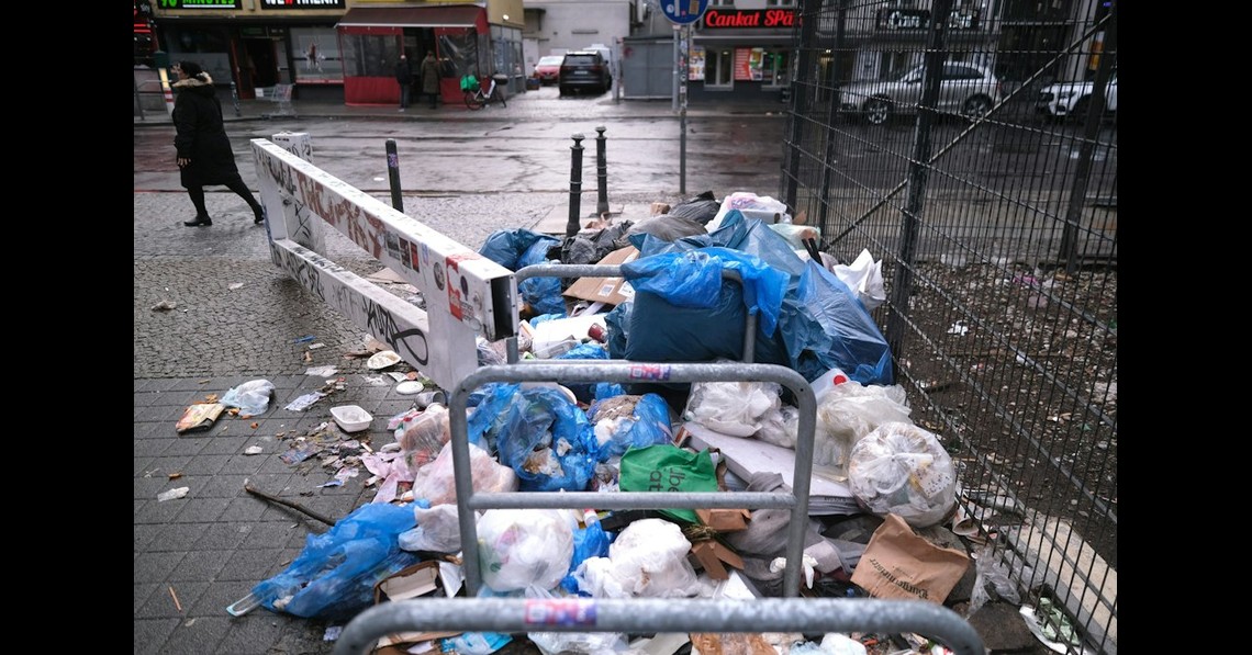 Berlin megszokta a szemetet